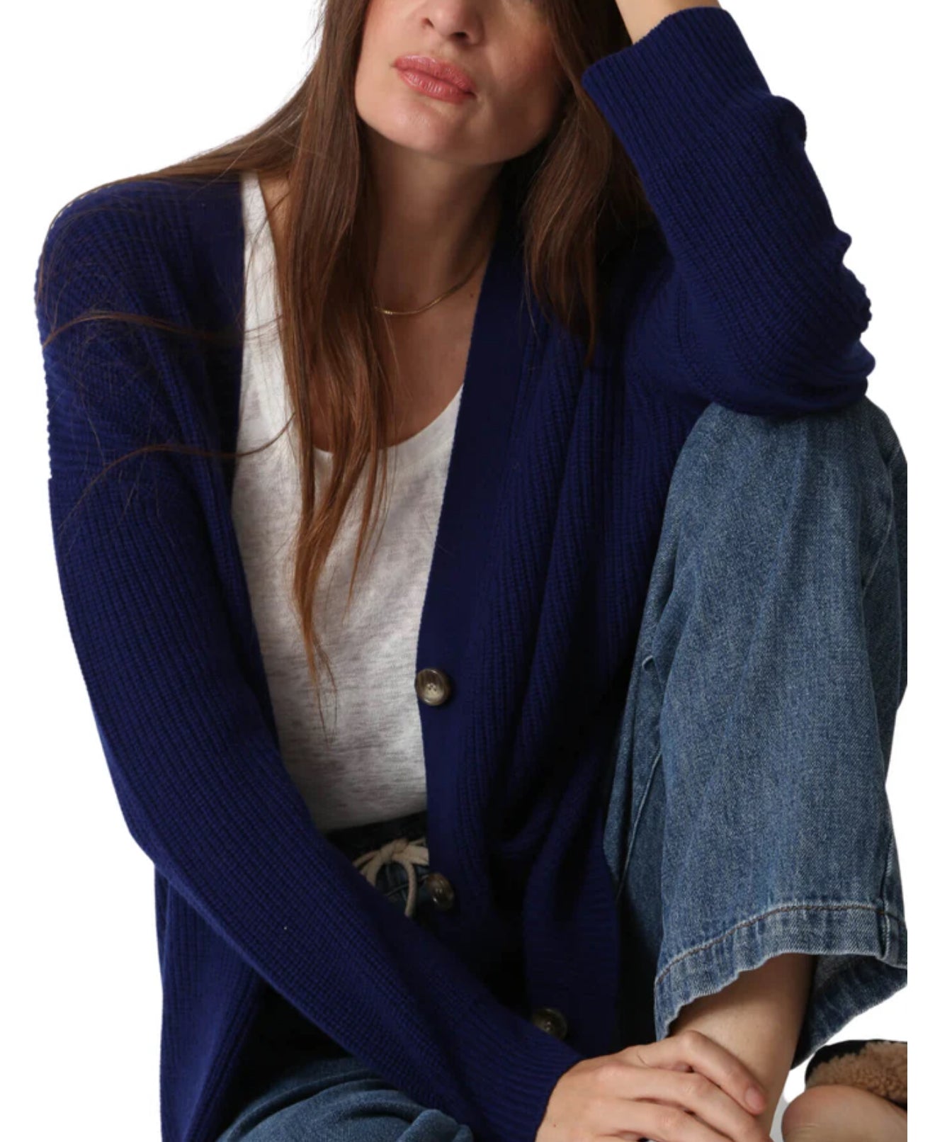 Electric & Rose Everyday Cardigan - Indigo