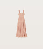Jonathan Simkhai Celleste Plissé-Poplin Dress - Blush