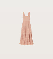 Jonathan Simkhai Celleste Plissé-Poplin Dress - Blush