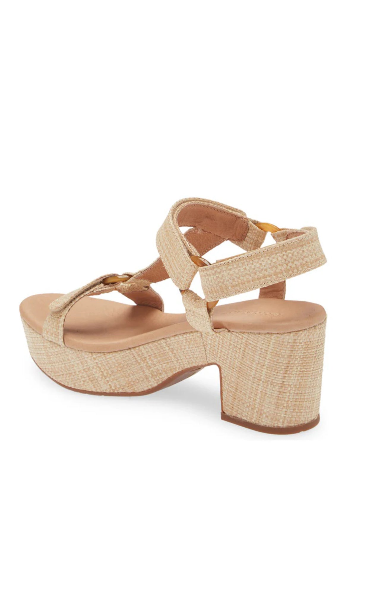 Chocolat Blu Gilroy Platform Sandal - Natural Raffia