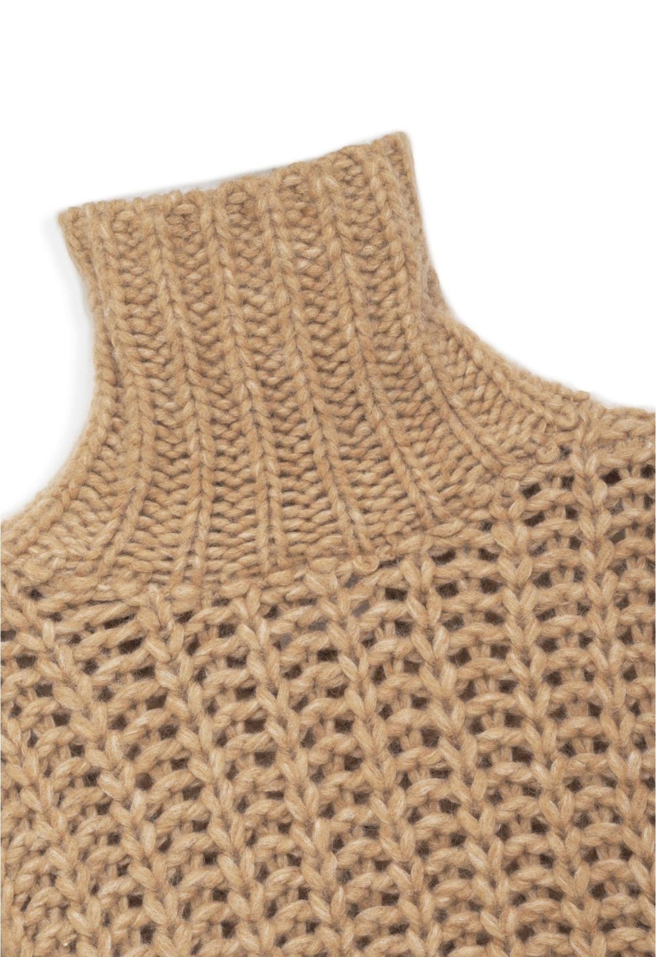 Anine Bing Iris Turtleneck Sweater - Camel