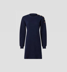 Derek Lam 10 Crosby Camden Sweater Dress - Navy