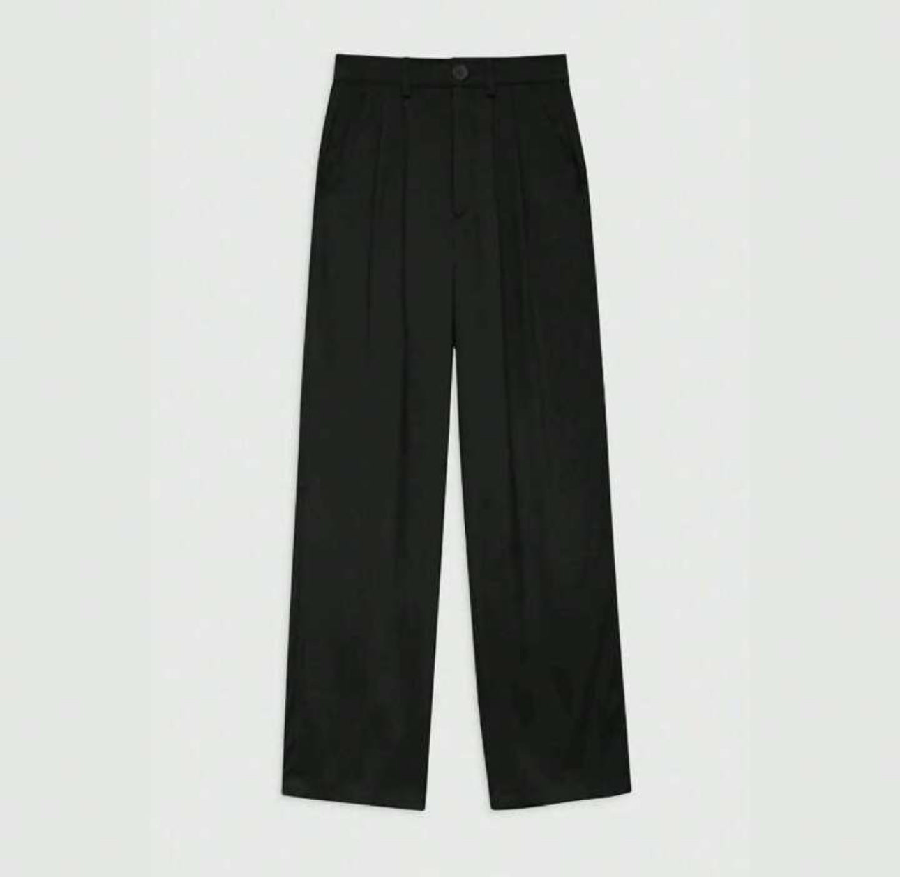 Anine Bing Carrie Silk Trousers - Black