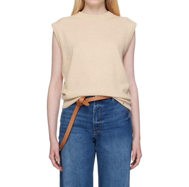 Anine Bing Ronan Cashmere Sweater - Beige