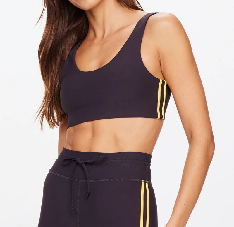 The Upside Beaufort Harley Scoop Bra - Licorice