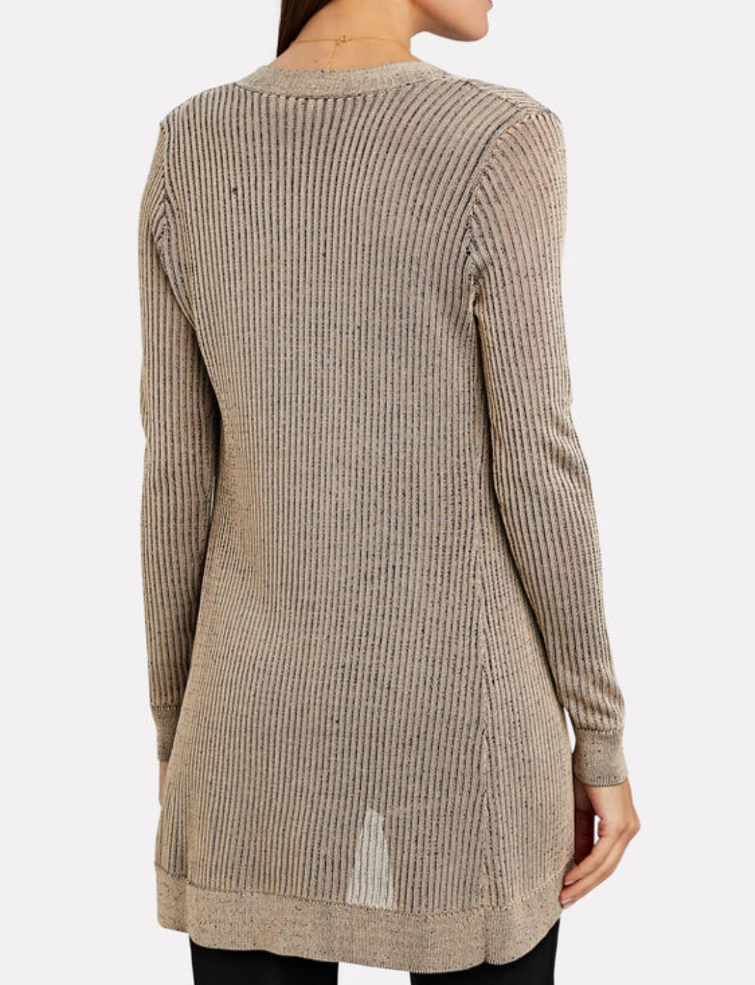 L'Agence Millie V-Neck Cardigan - Taupe