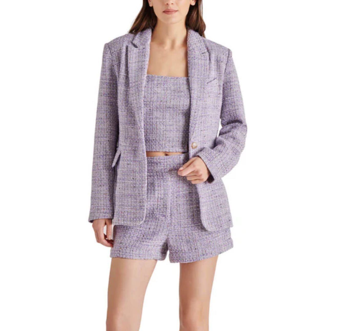 Steve Madden Harlow Blazer - Dahlia Purple