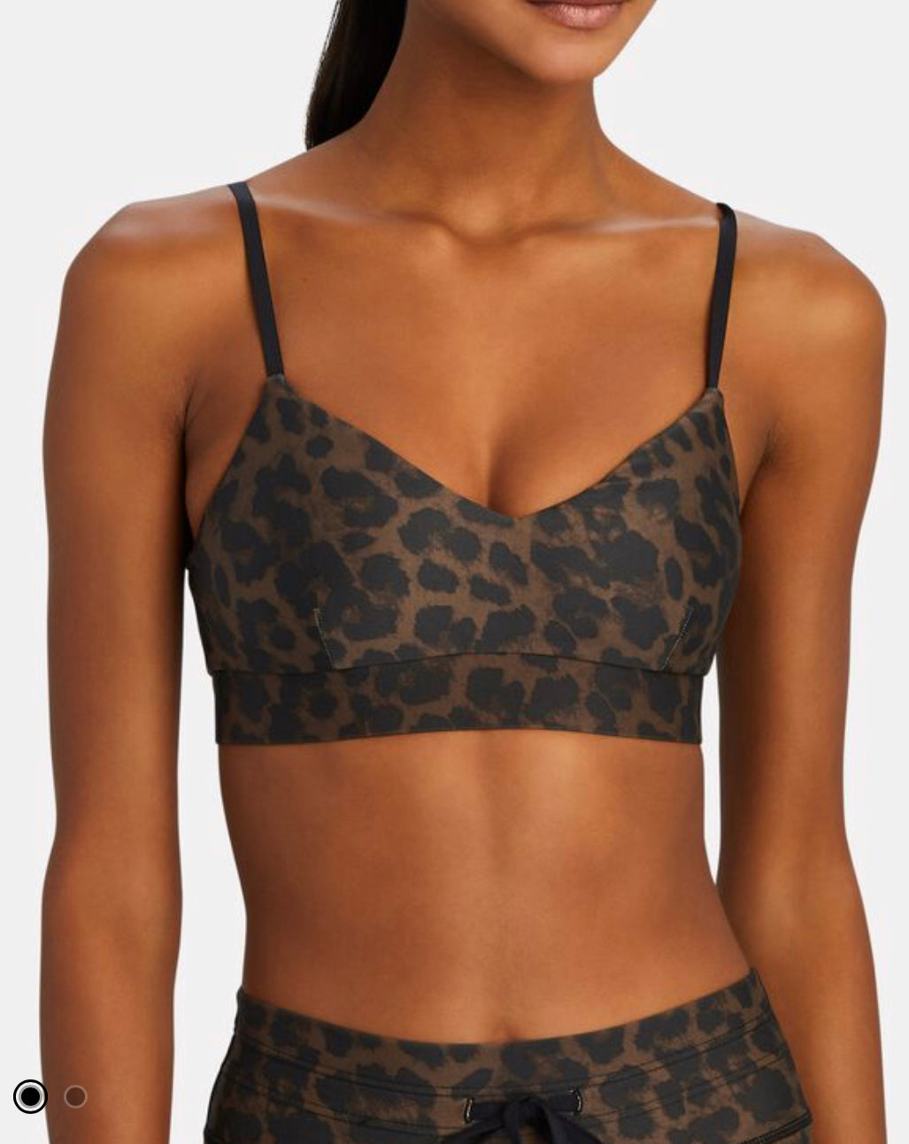 The Upside Signature Leopard Ballet Sports Bra