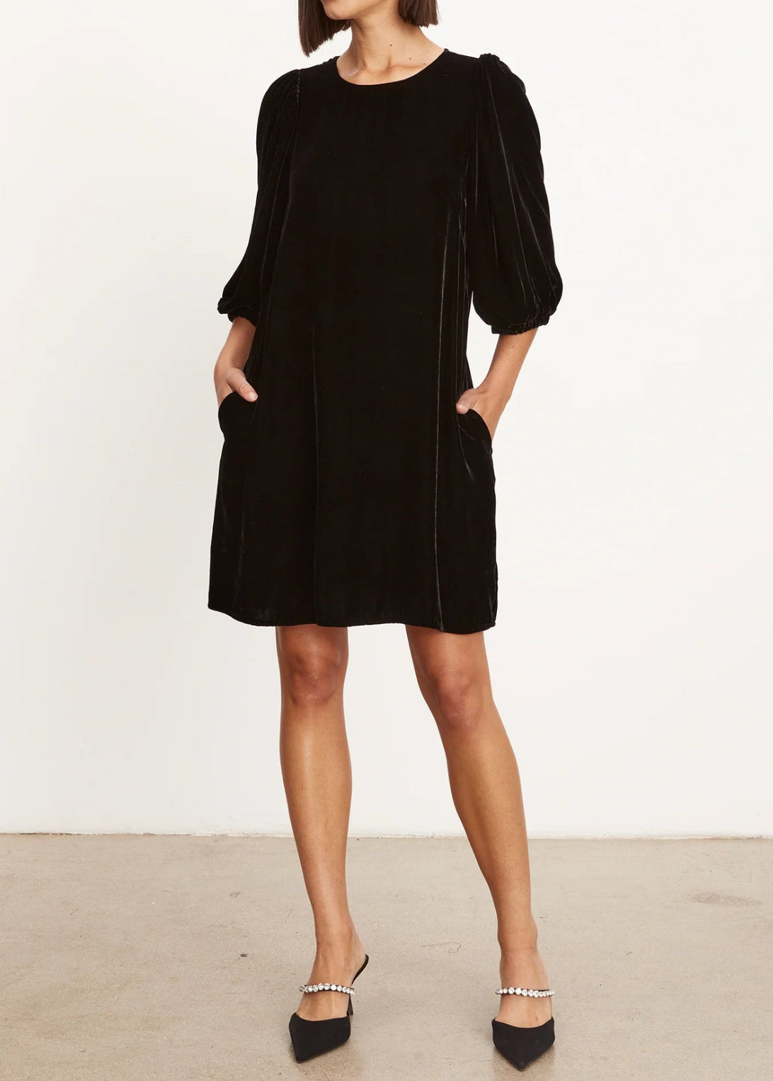 Velvet by Graham & Spencer Becky Dress - Navy