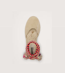 Guanabana Valencia Flat With Pompon - Beige