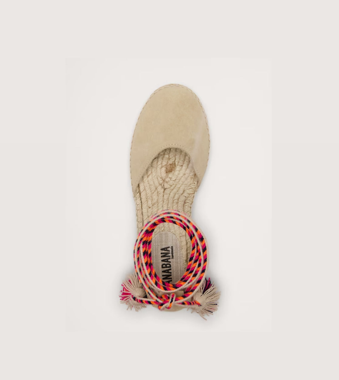 Guanabana Valencia Flat With Pompon - Beige