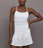 L'Etoile Sport Fitted Tank - White
