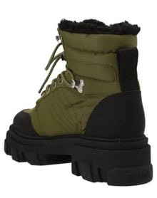 GANNI Kalamata Lace-Up Hiking Boots