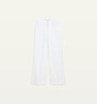 Frank & Eileen Wexford Wide-Leg Linen Pant - White