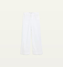 Frank & Eileen Wexford Wide-Leg Linen Pant - White