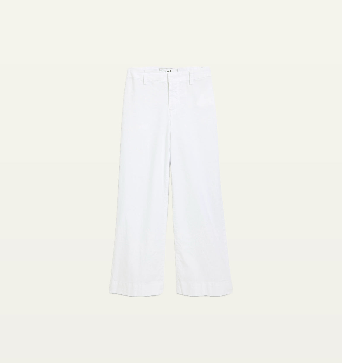 Frank & Eileen Wexford Wide-Leg Linen Pant - White