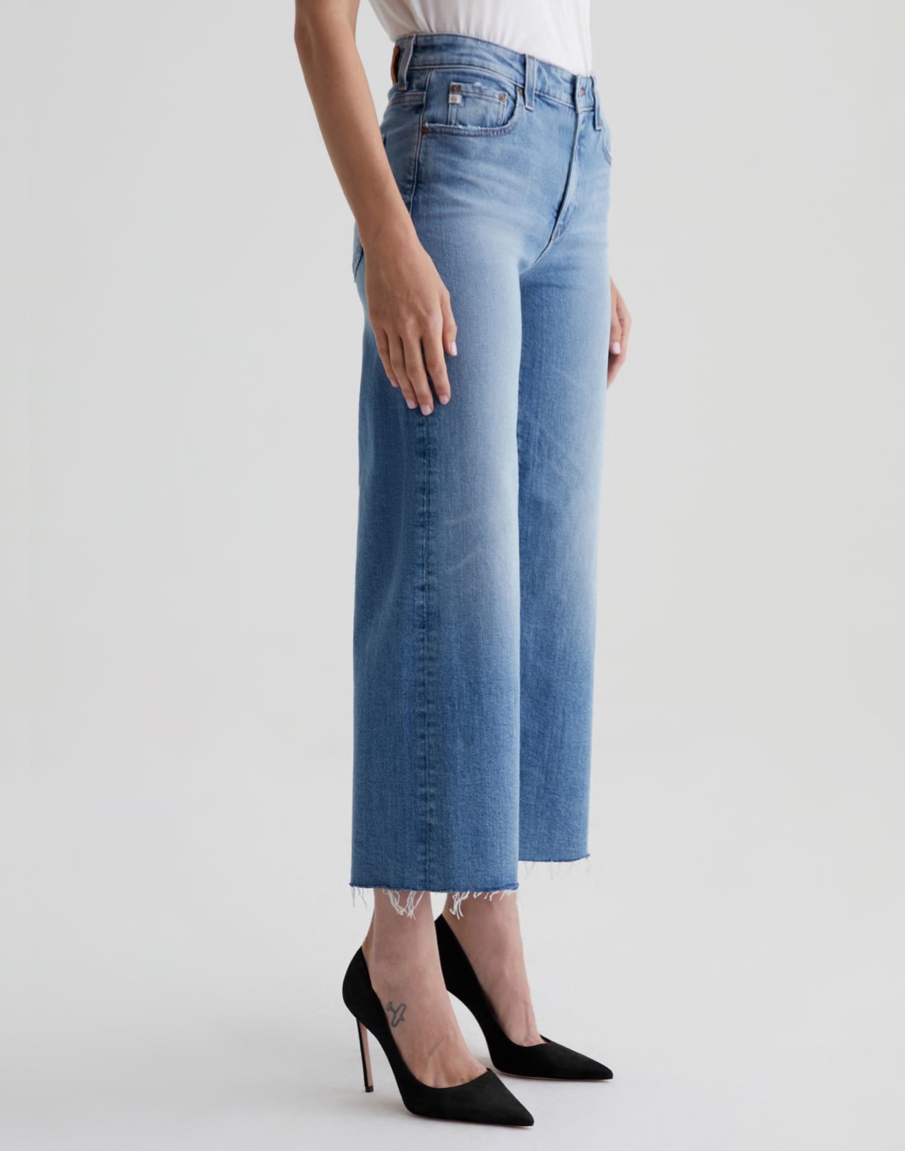 AG Jeans Saige Wide Leg Crop - 18 Years Oslo