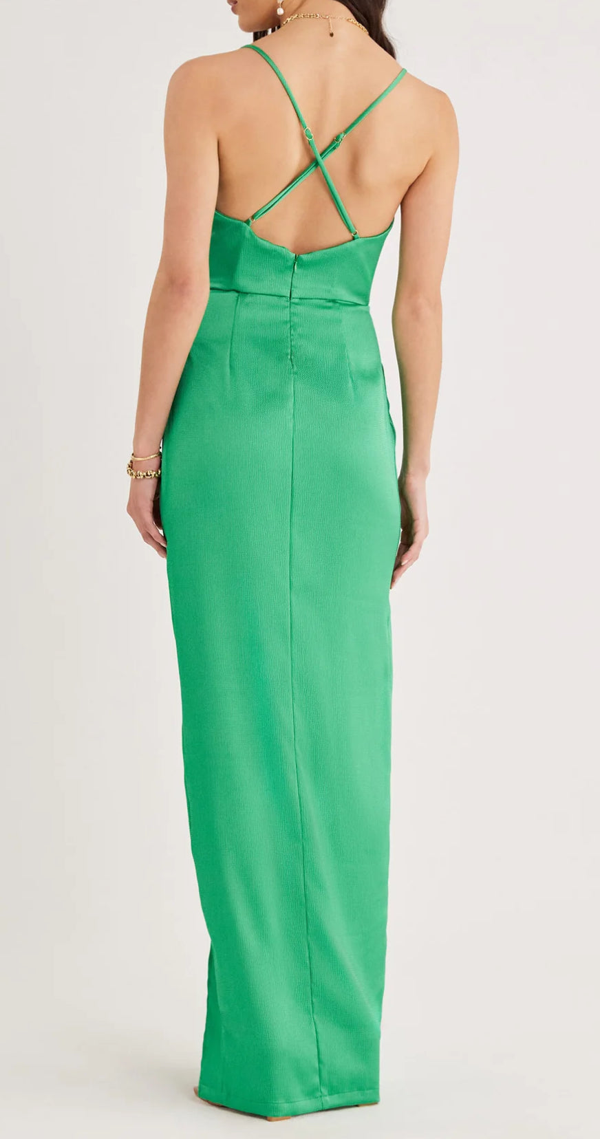 RUMER Allegra Gown - Green