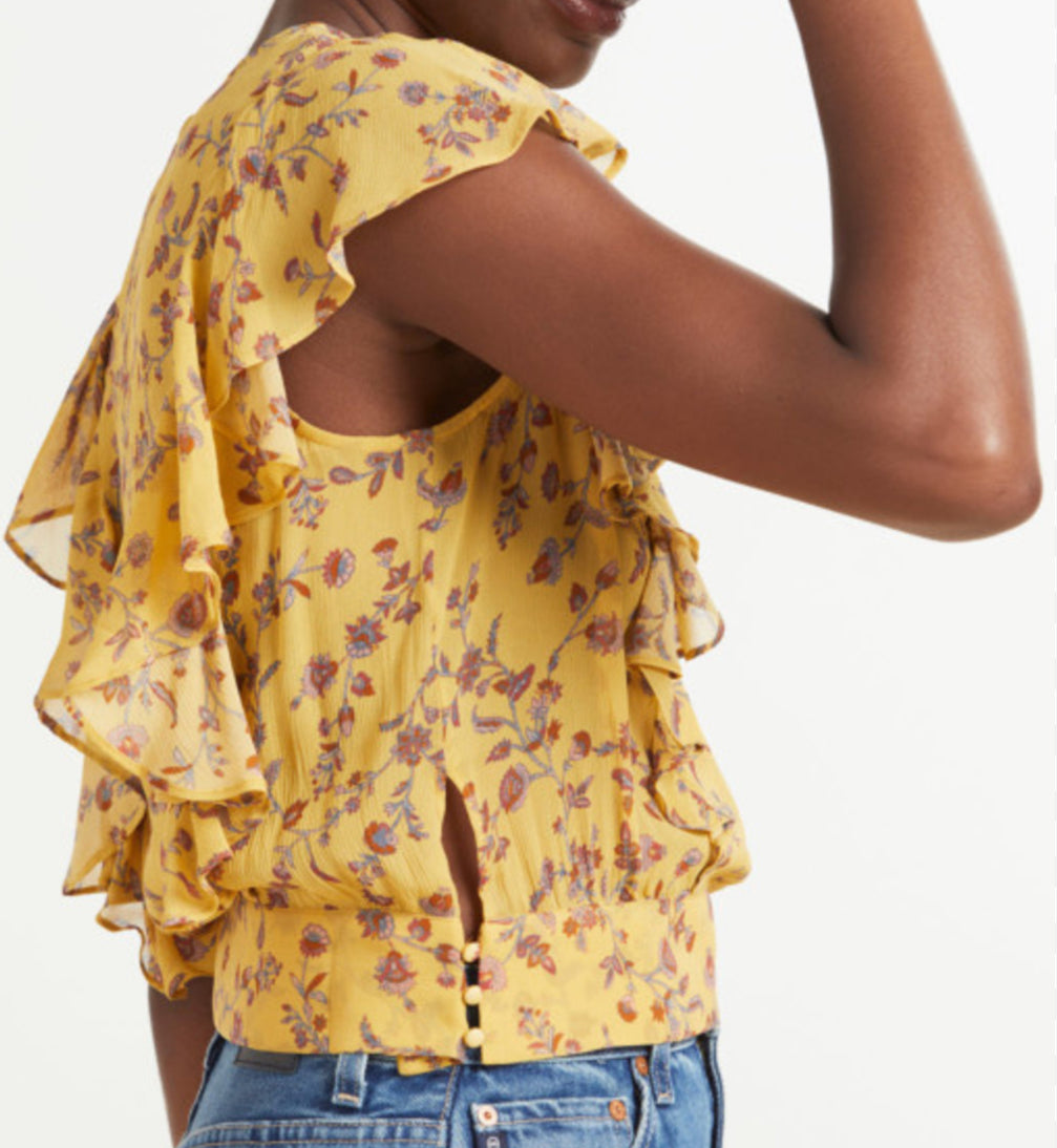 Paige Trista Blouse - Tumeric