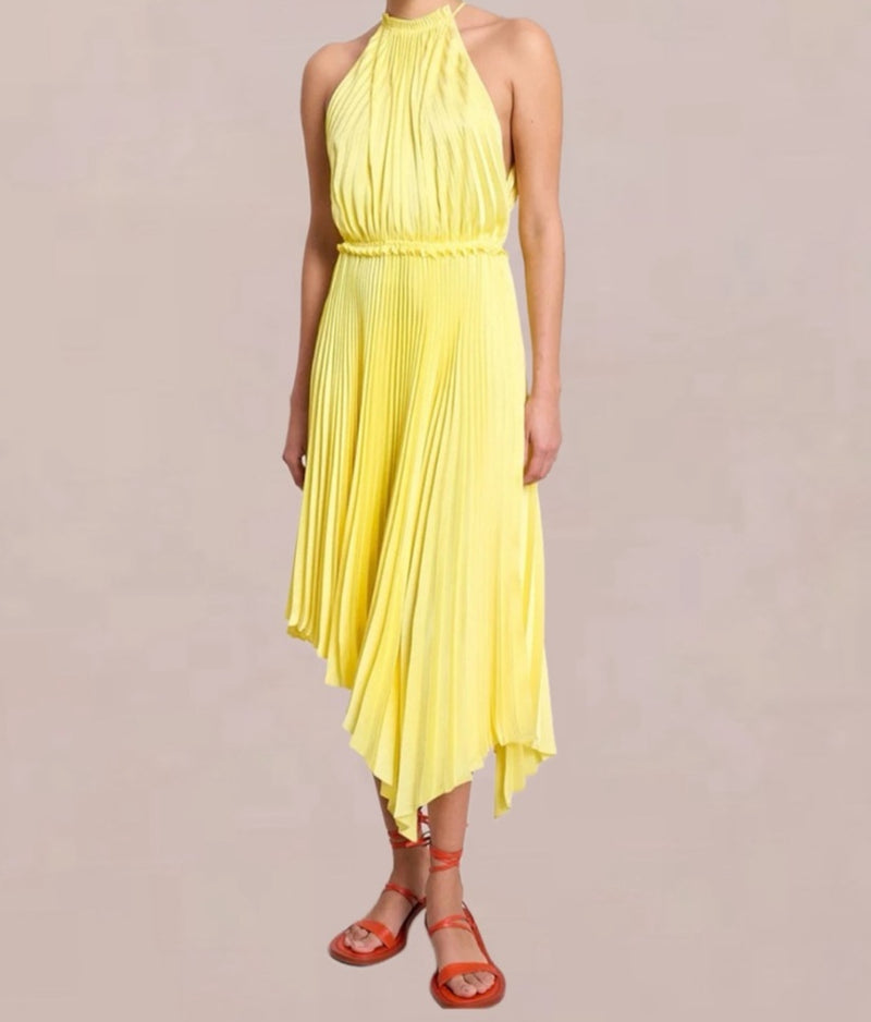 A.L.C. Claudia Dress - Bright Yellow