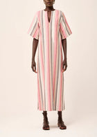 Le Stripe Beachcomber Stripe Long Kaftan