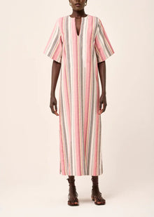 Le Stripe Beachcomber Stripe Long Kaftan