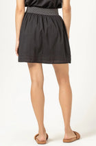 Lilla P Smocked Waist Skirt - Black