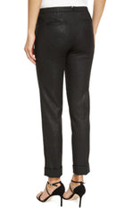 ATM Stretch Sparkle Classic Slim Pants - Black