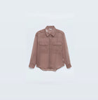 Pistola Miranda Sheer Shirt - Pink Plum