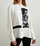 Joseph Ribkoff Printed Georgette Blouse