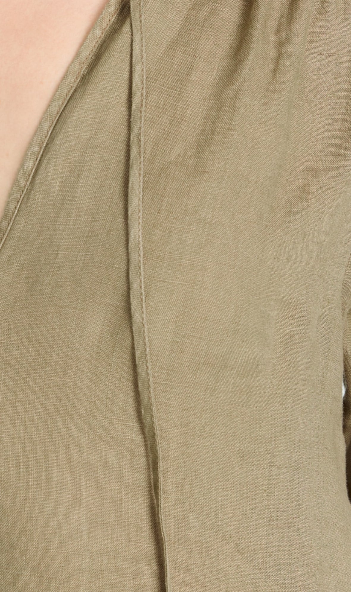 James Perse Lightweight Linen Dress - Cashew James Perse Lightweight Linen Dress - Cashew
