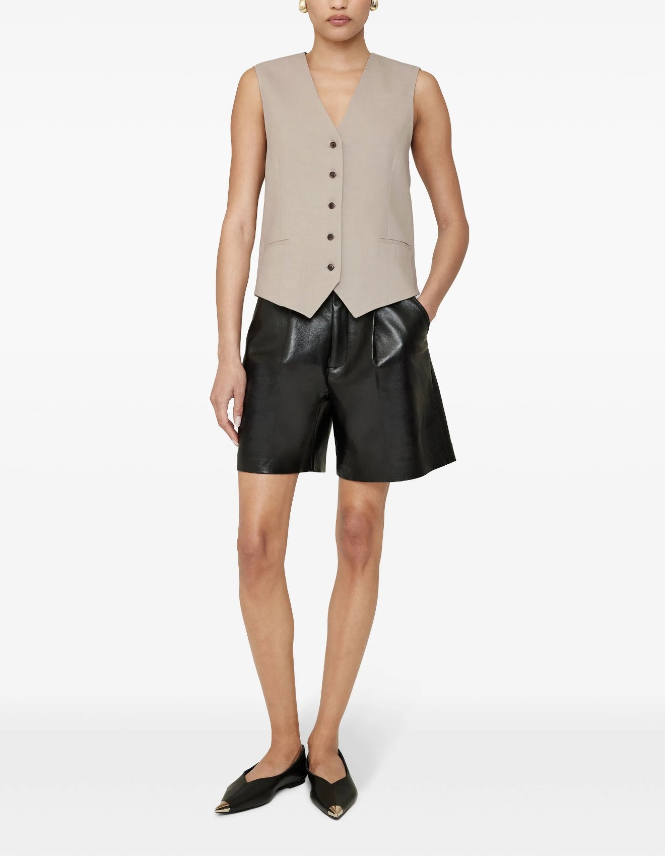 Anine Bing Lena Vest - Sand