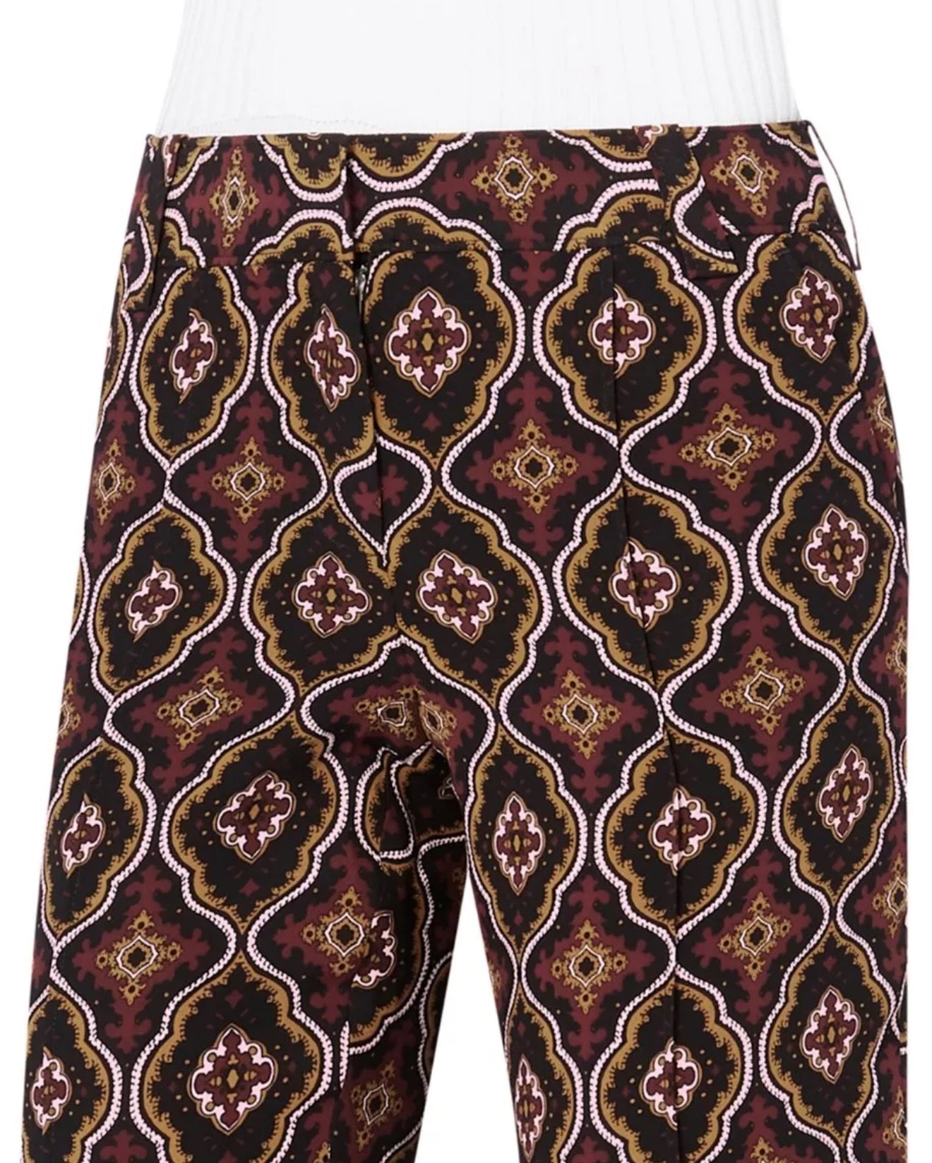 A.L.C Felix Silk Pants - Burgundy