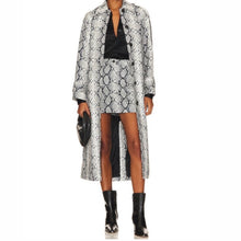 Apparis Ingrid Python Coat - White Python