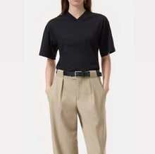 Closed V-Neck T-Shirt - Black