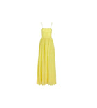 alice + olivia Juniper Tie Strap Dress - Lemon