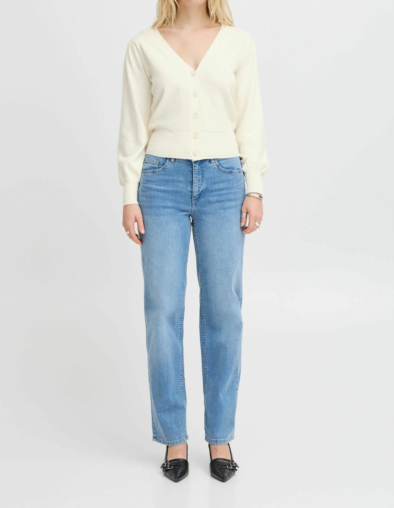 ICHI Ihsella Cardigan - Birch