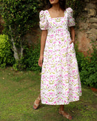 Beyond by Vera 1919 Estella Dress - Mangrove Pink