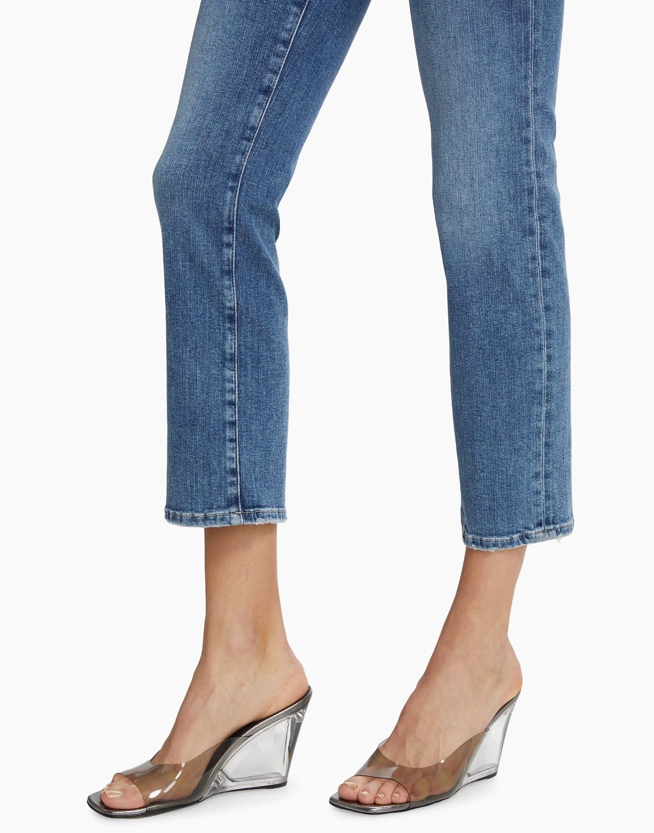Frame Le High Straight - Daphne Blue