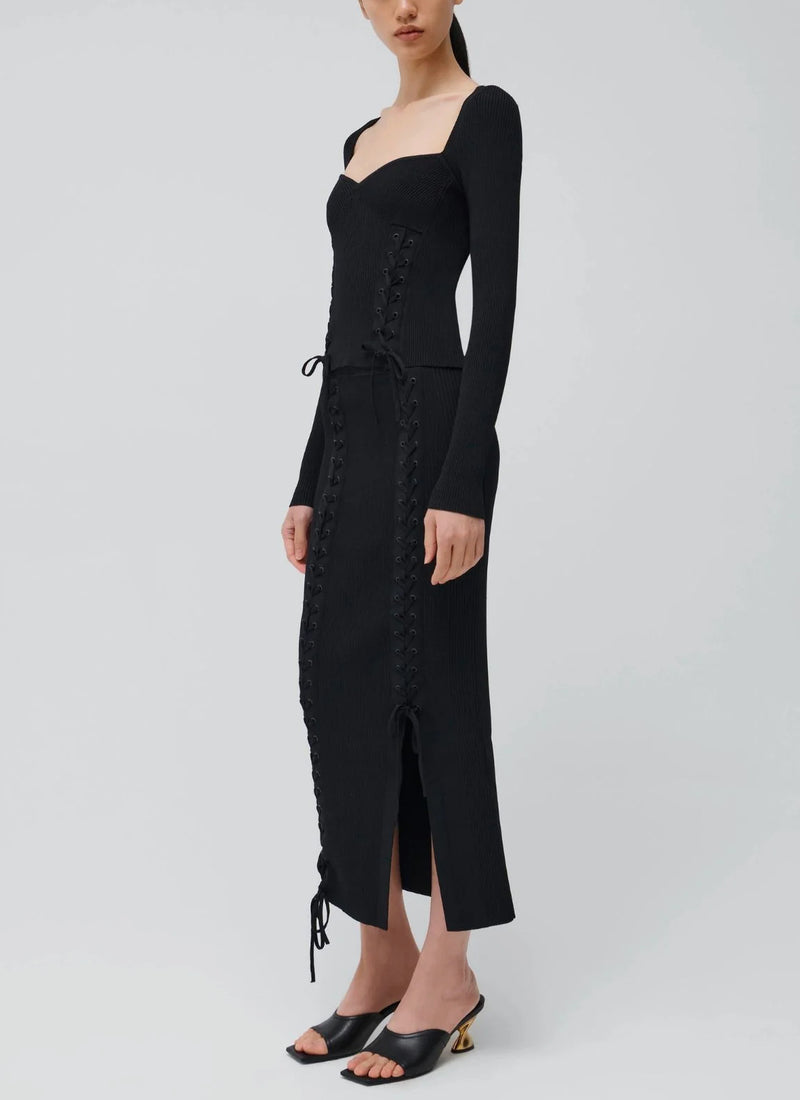 SIMKHAI Daphne Top - Black