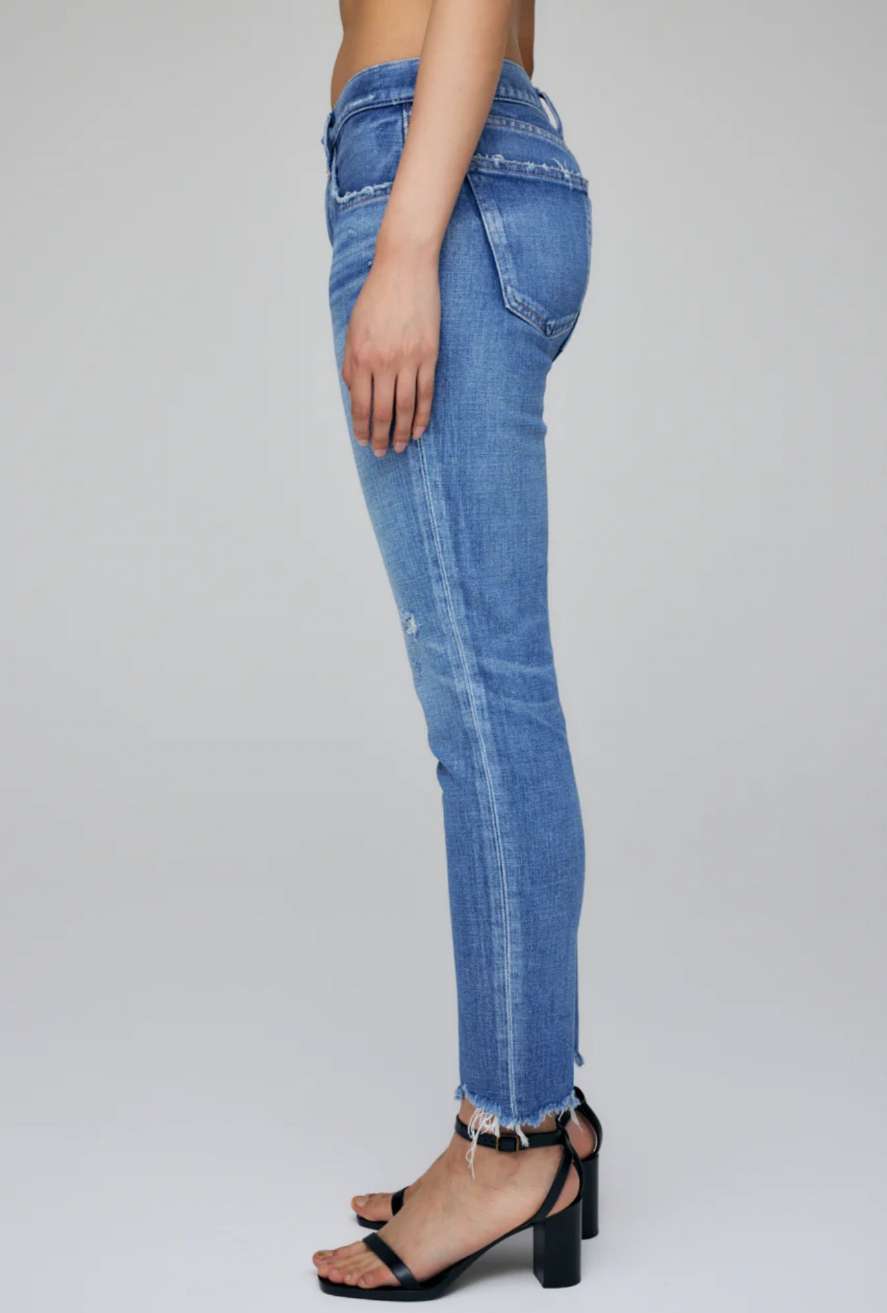 Moussy Vintage Checotah Skinny Jeans - Light Blue