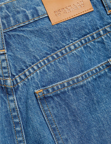Derek Lam 10 Crosby Aine Asymmetrical Denim Skirt - Canal