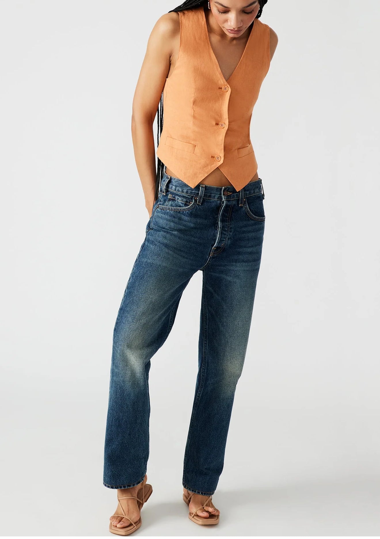 Steve Madden Selene Vest - Caramel