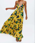 Hutch Fran Dress - Navy Watercolor Orchids