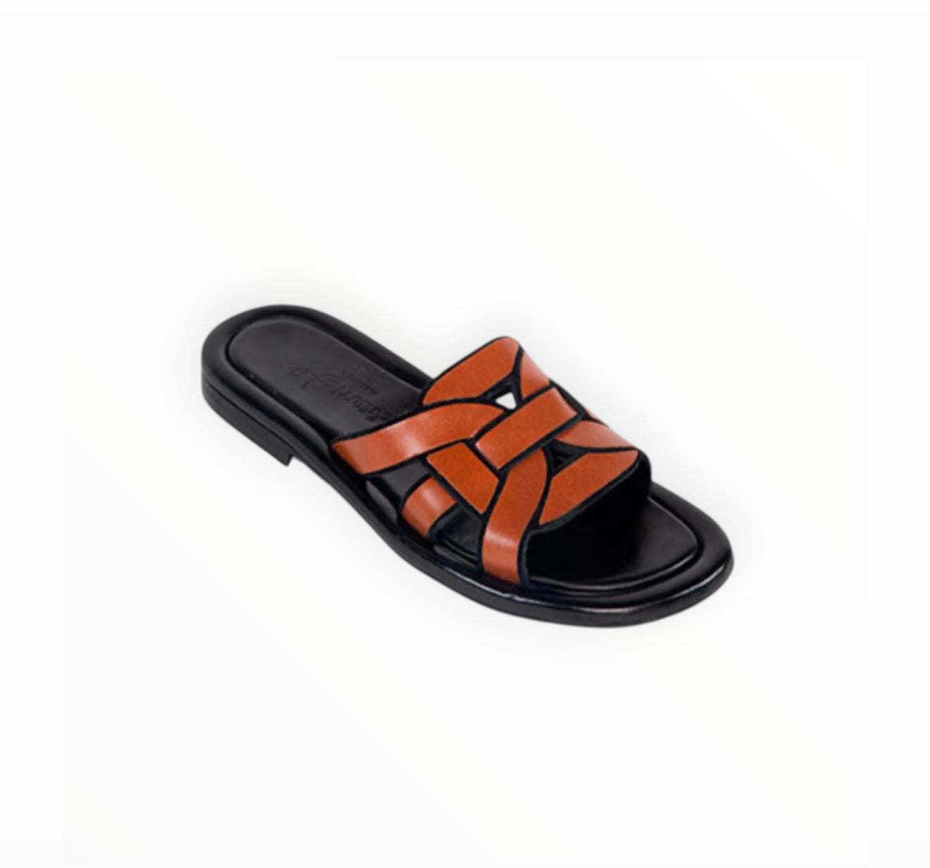 HOMERS Dalia Sierra Sella Flat Sandals - Black