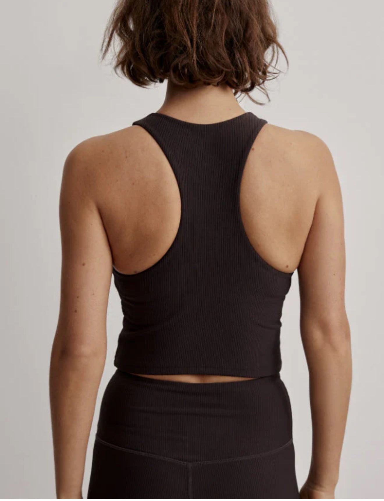 Varley Lets Move Rib Kempton Bra - Chocolate Torte