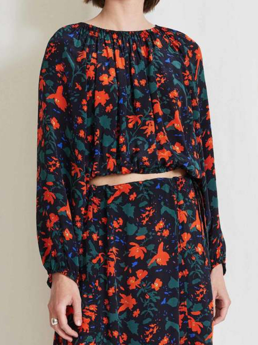 Apiece Apart Villa Top - Vibrant Floral