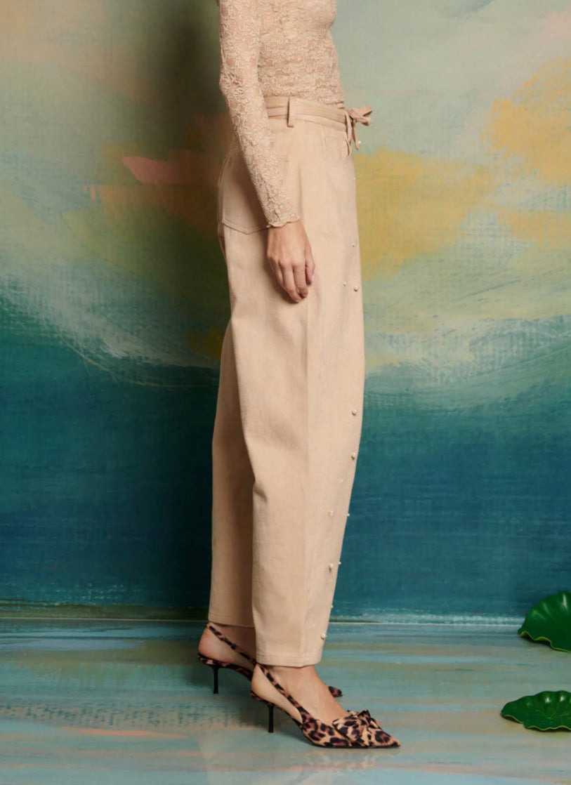 DREAM Sister Jane Victoria Pearl Trousers - Tan