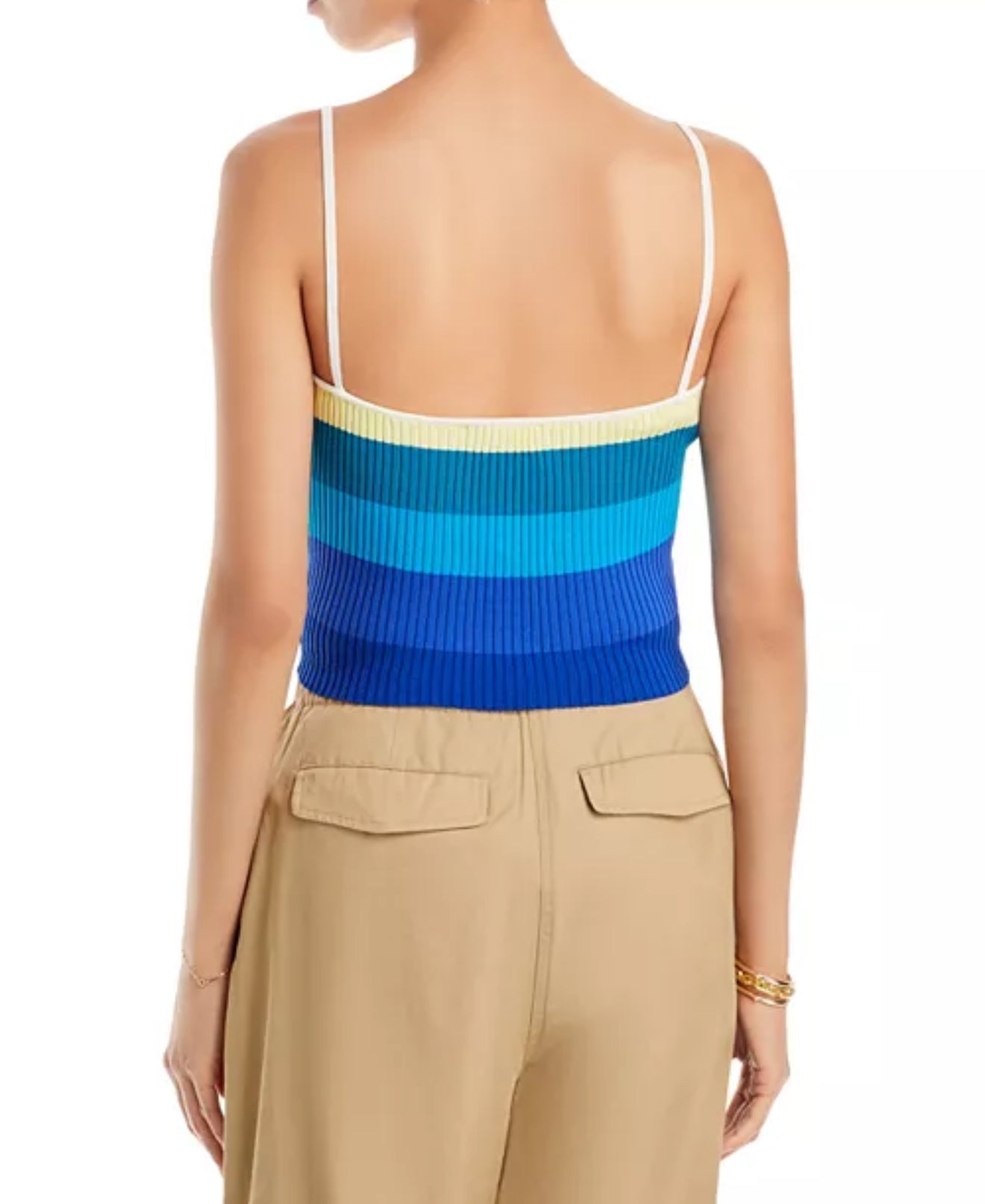 STAUD Soleil Top - Pacific Stripe