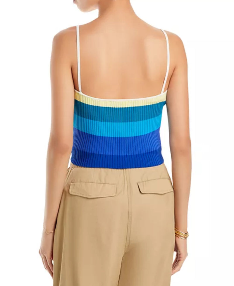 STAUD Soleil Top - Pacific Stripe